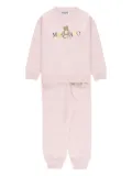 Moschino Kids teddy-logo tracksuit (set of two) - Pink