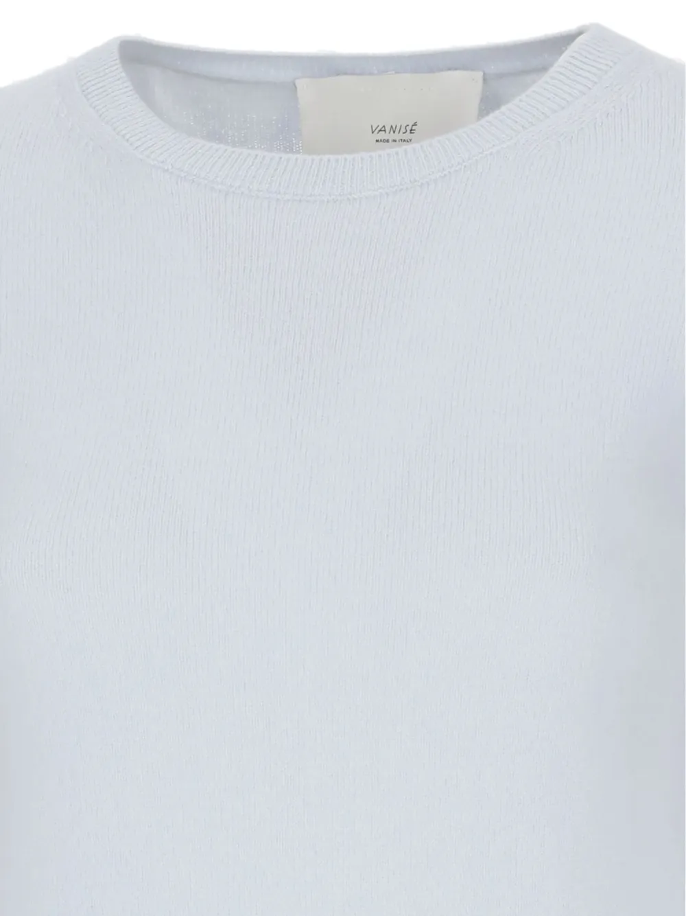 Vanisé Light Blue Cashmere Sweater In Blue