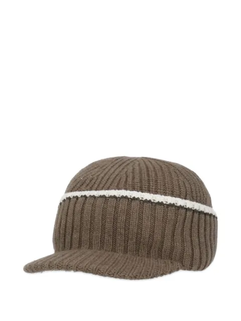 Brunello Cucinelli ribbed cap