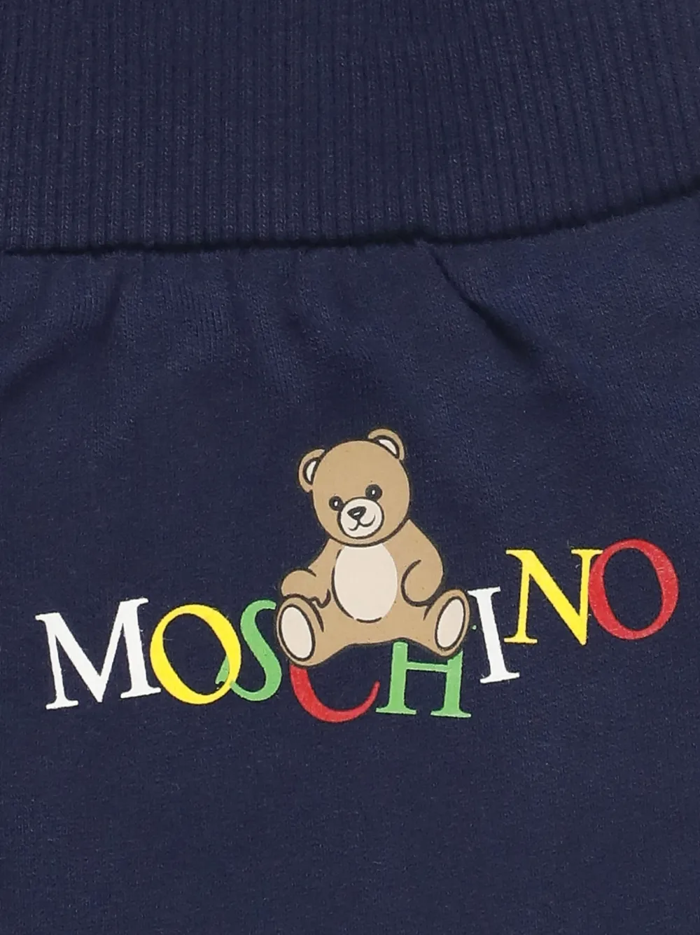Moschino Kids Trainingspak met teddybeer-print Blauw