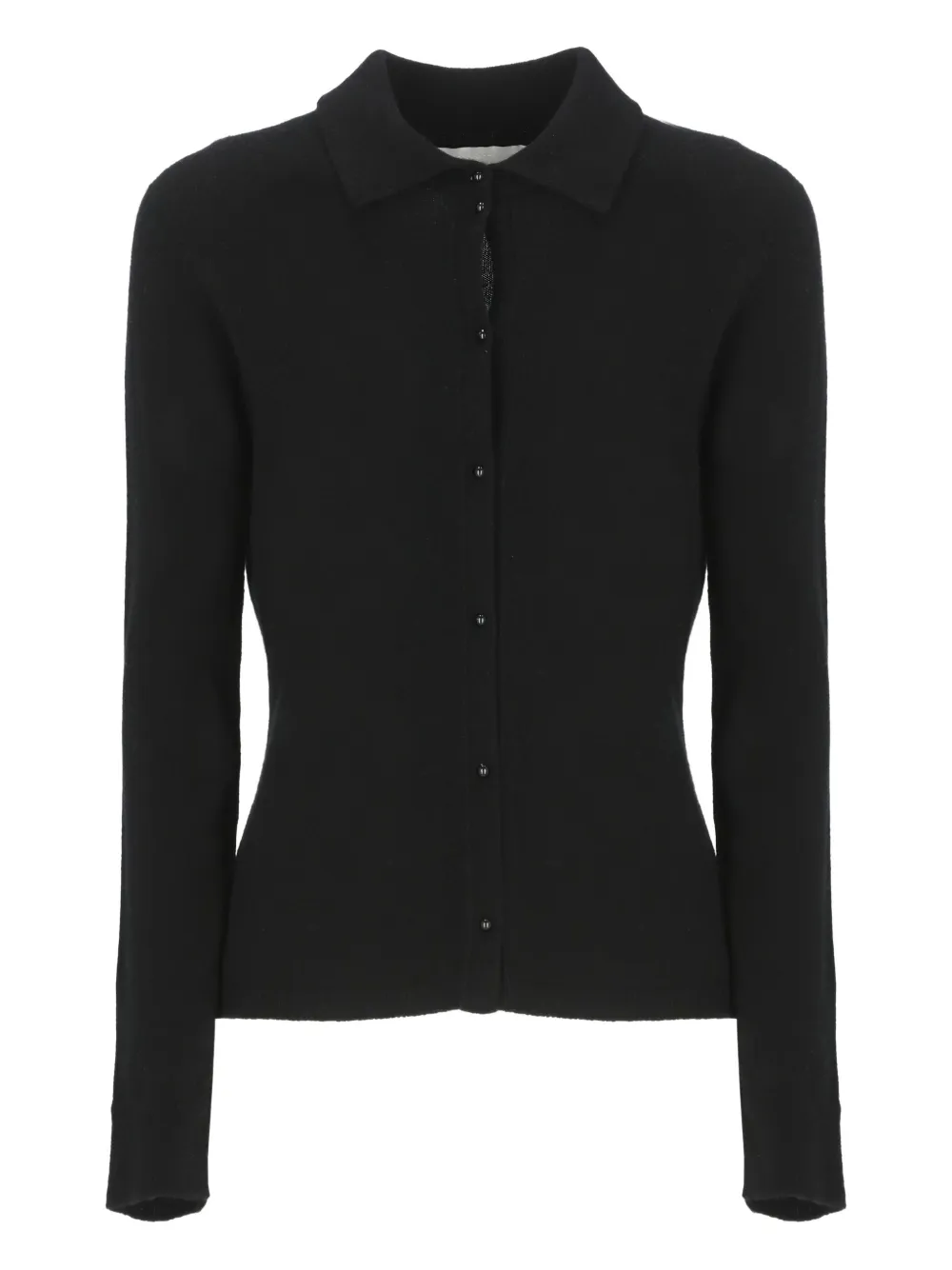 Vanisé Button-down Sweater In Black