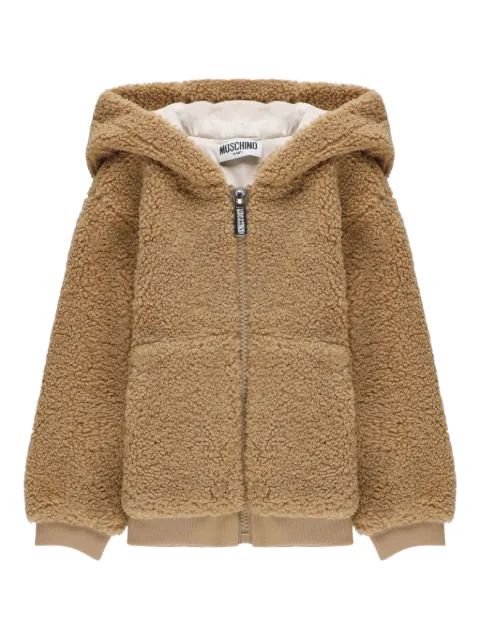 Moschino Kids zip-up bomber jacket