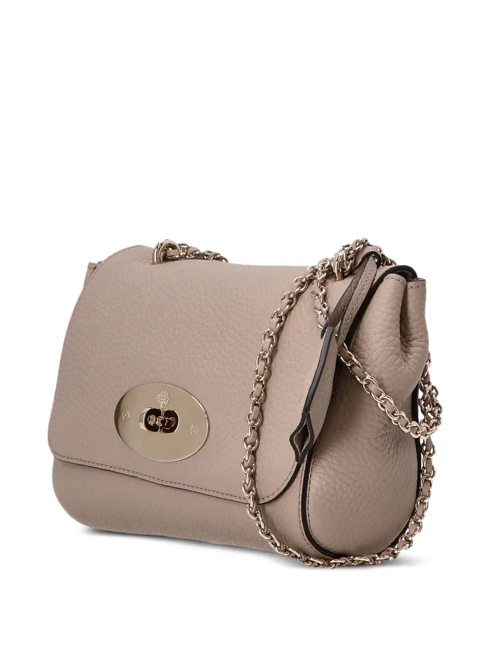 Mulberry Chain-strap Leather Satchel In Neutral