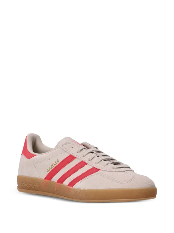 adidas gazelle silver green womens adidas Arsenal Gazelle Terrace Soccer Shoe (Offwhite/Better Scarlet/Ni