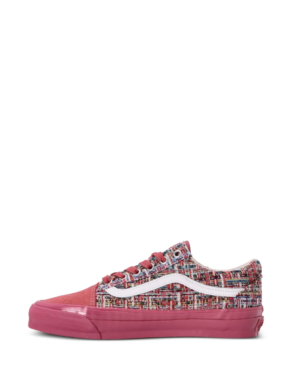 Vans Old Skool Tweed-pattern sneakers Pink