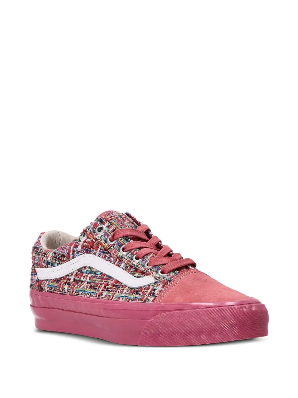 Vans Old Skool Tweed-pattern sneakers Pink
