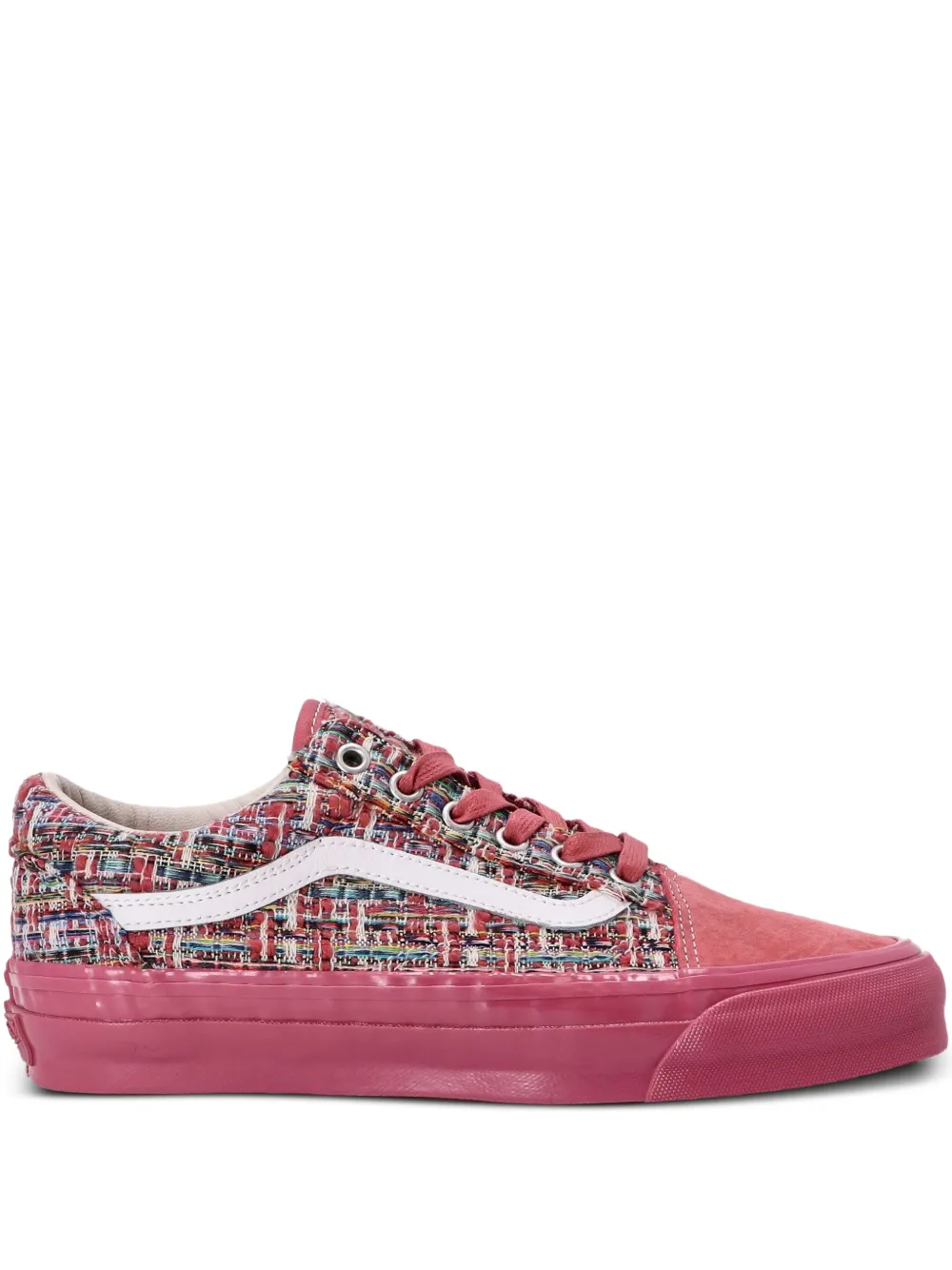 Vans Old Skool Tweed-pattern sneakers Pink