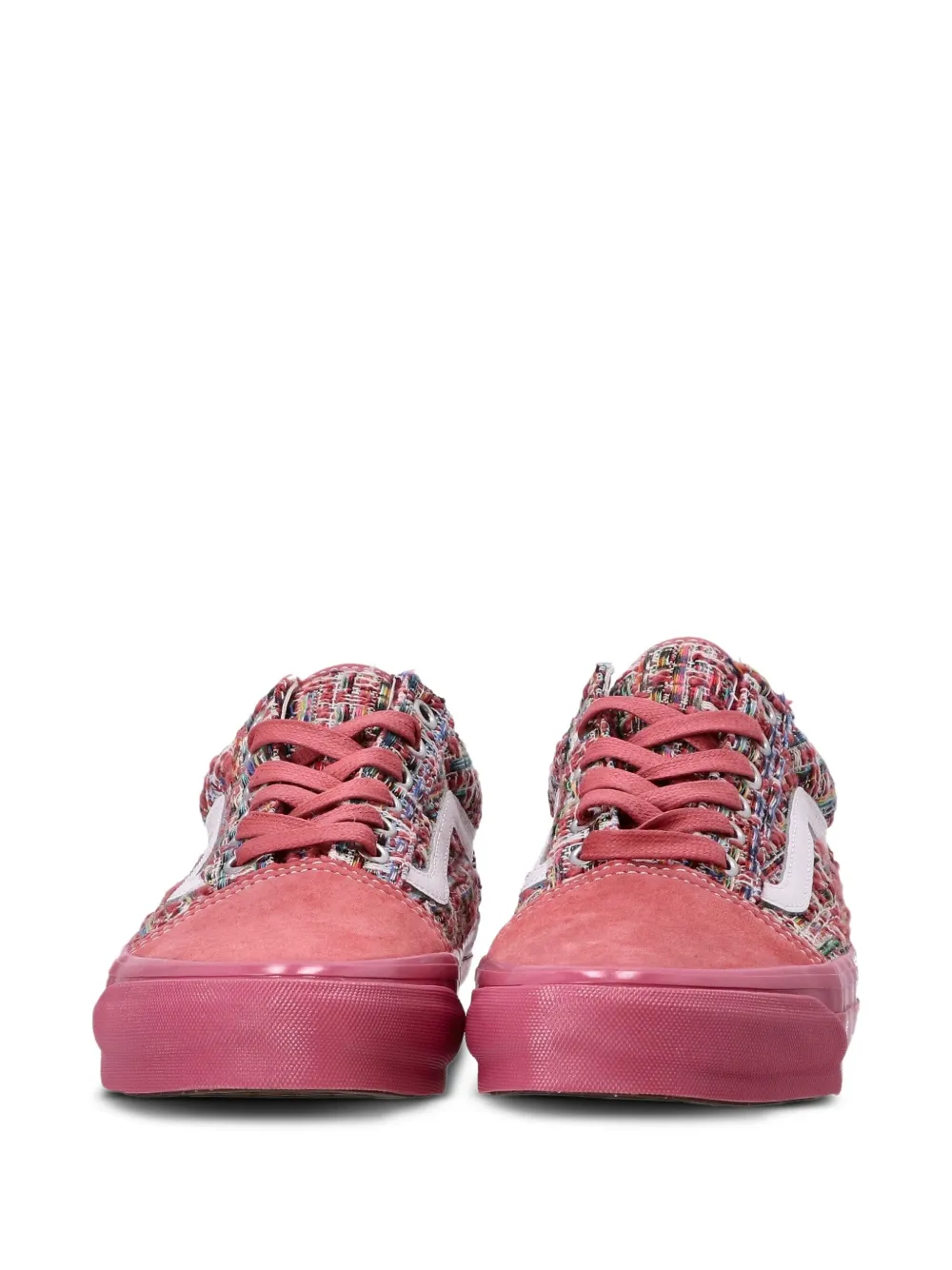 Vans Old Skool Tweed-pattern sneakers Pink