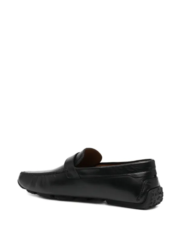 Bally logo-plaque Loafers | Black | FARFETCH display picture 2