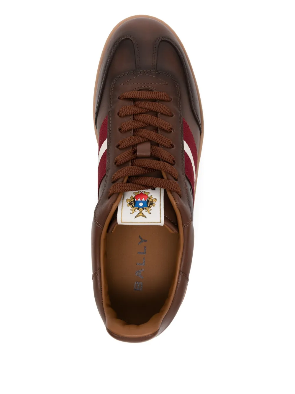 Bally Retro Crest Sneakers In Brown