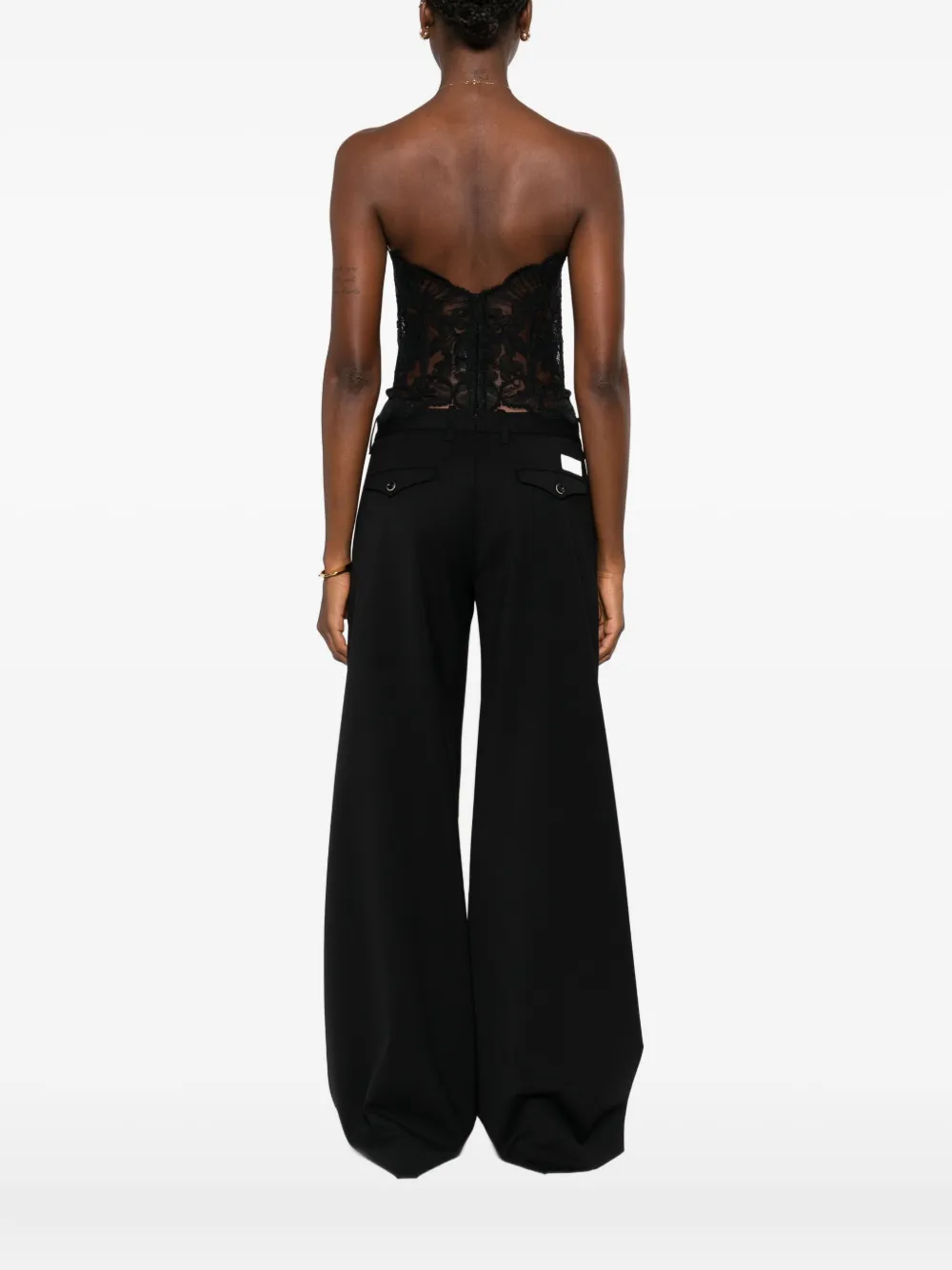 Ermanno Scervino Korset top Zwart