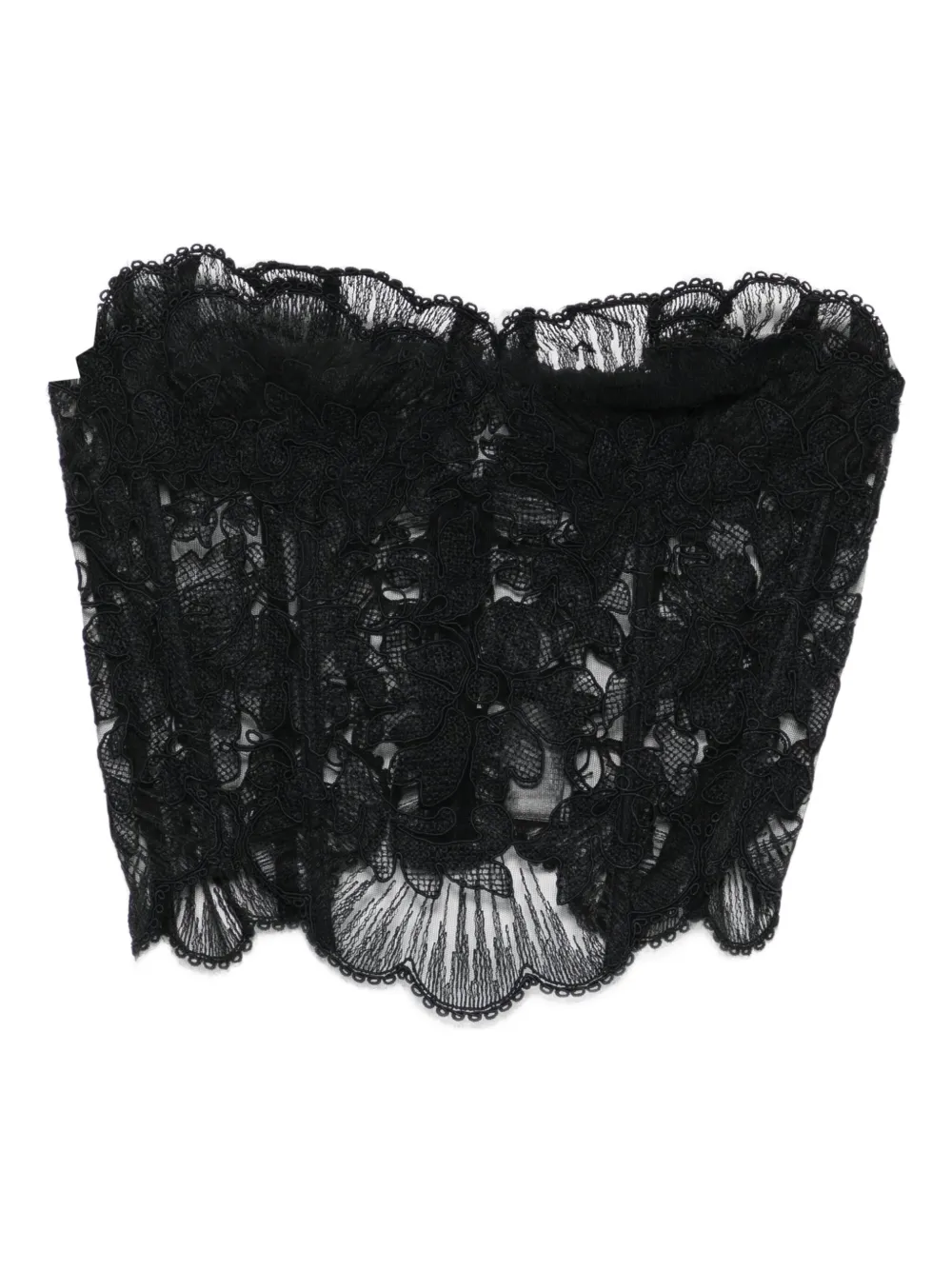 Ermanno Scervino Korset top Zwart