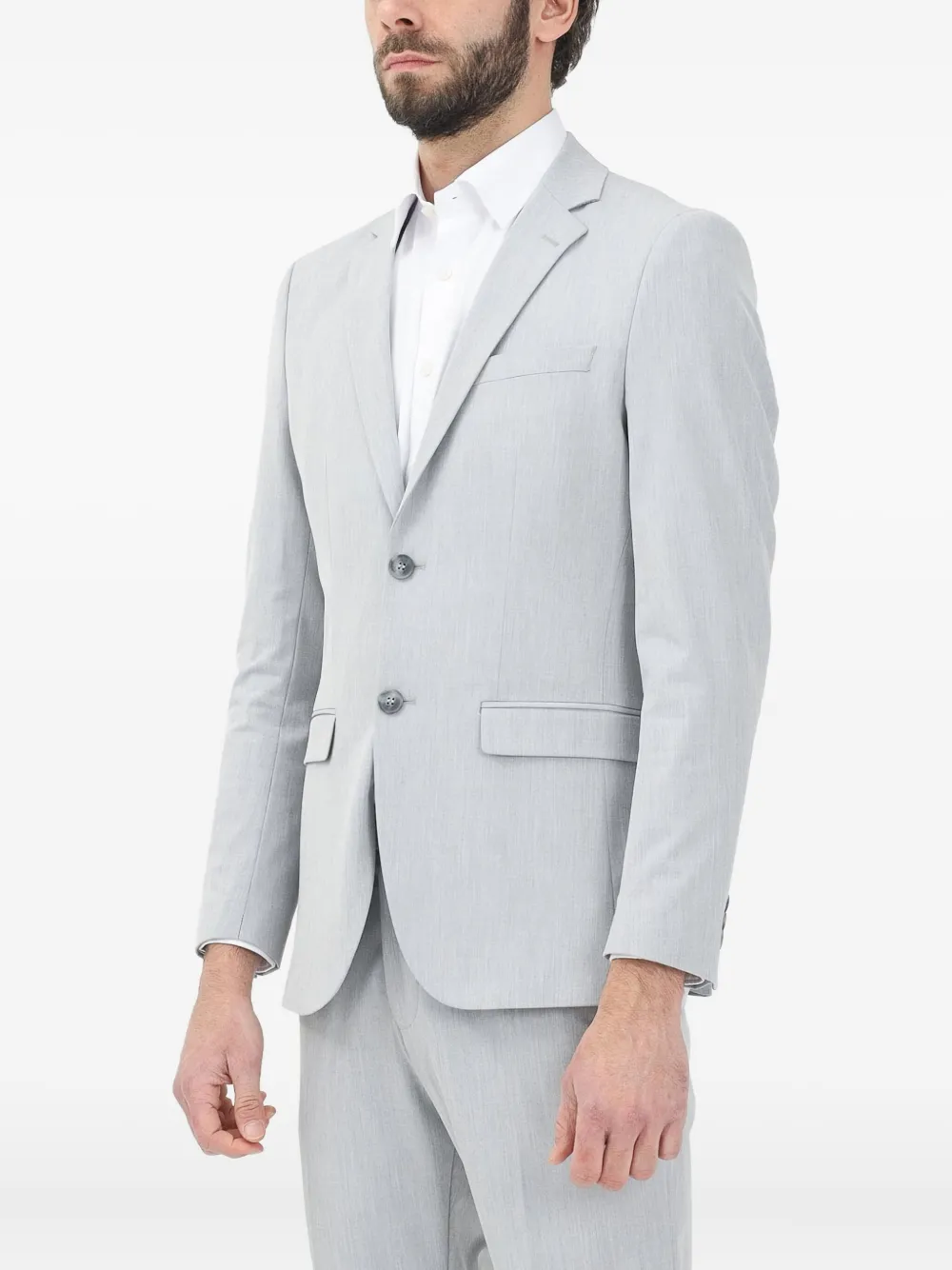 SELECTED blazer con solapas de muesca | gris | Image 1