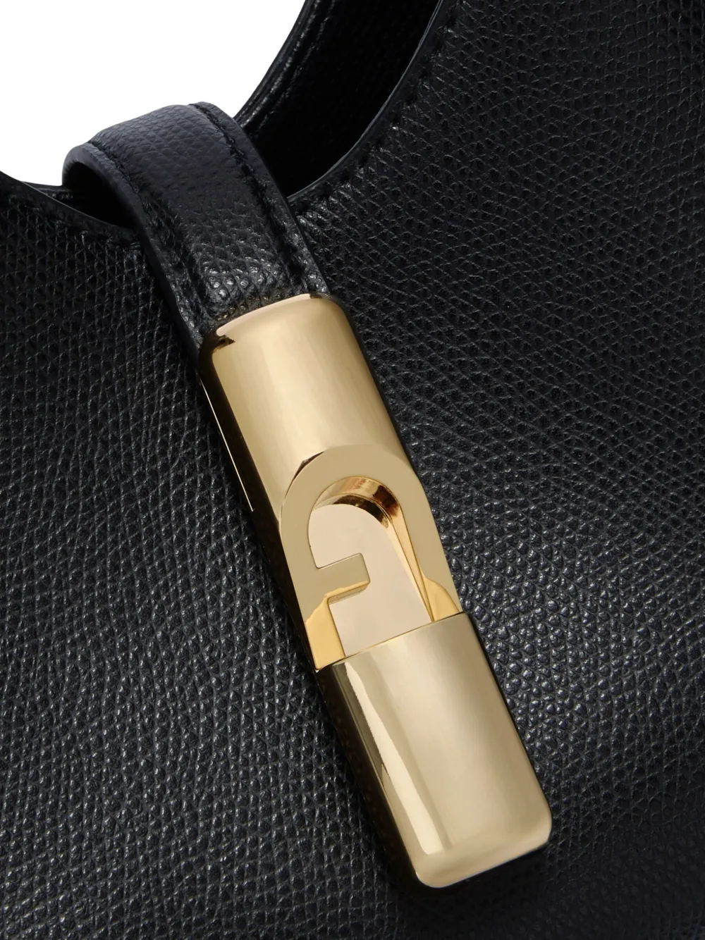 Furla Mini Iride Shoulder Bag In Black