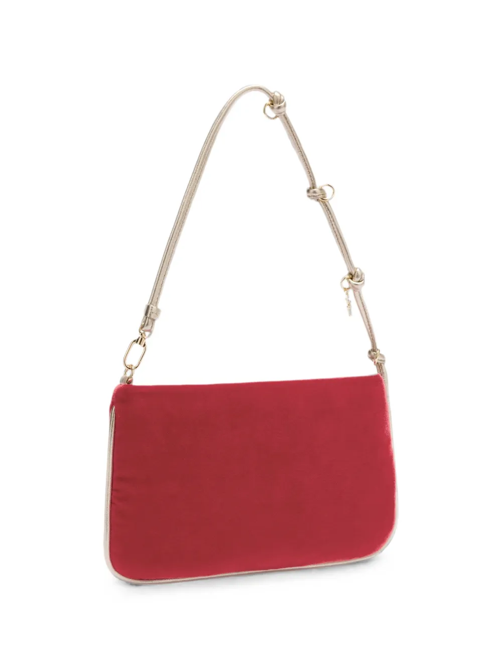 Furla Fluwelen schoudertas Rood