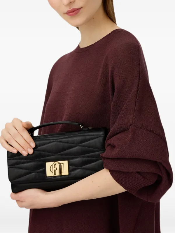 Furla Furla 1927 キルティング ミニバッグ | ブラック | FARFETCH JP