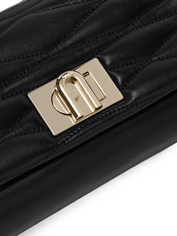 Furla Furla 1927 キルティング ミニバッグ | ブラック | FARFETCH JP
