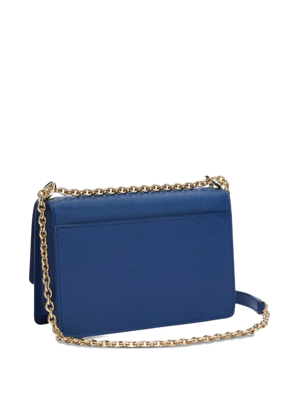Furla Flap-lock Chain Shoulder Bag In Blue