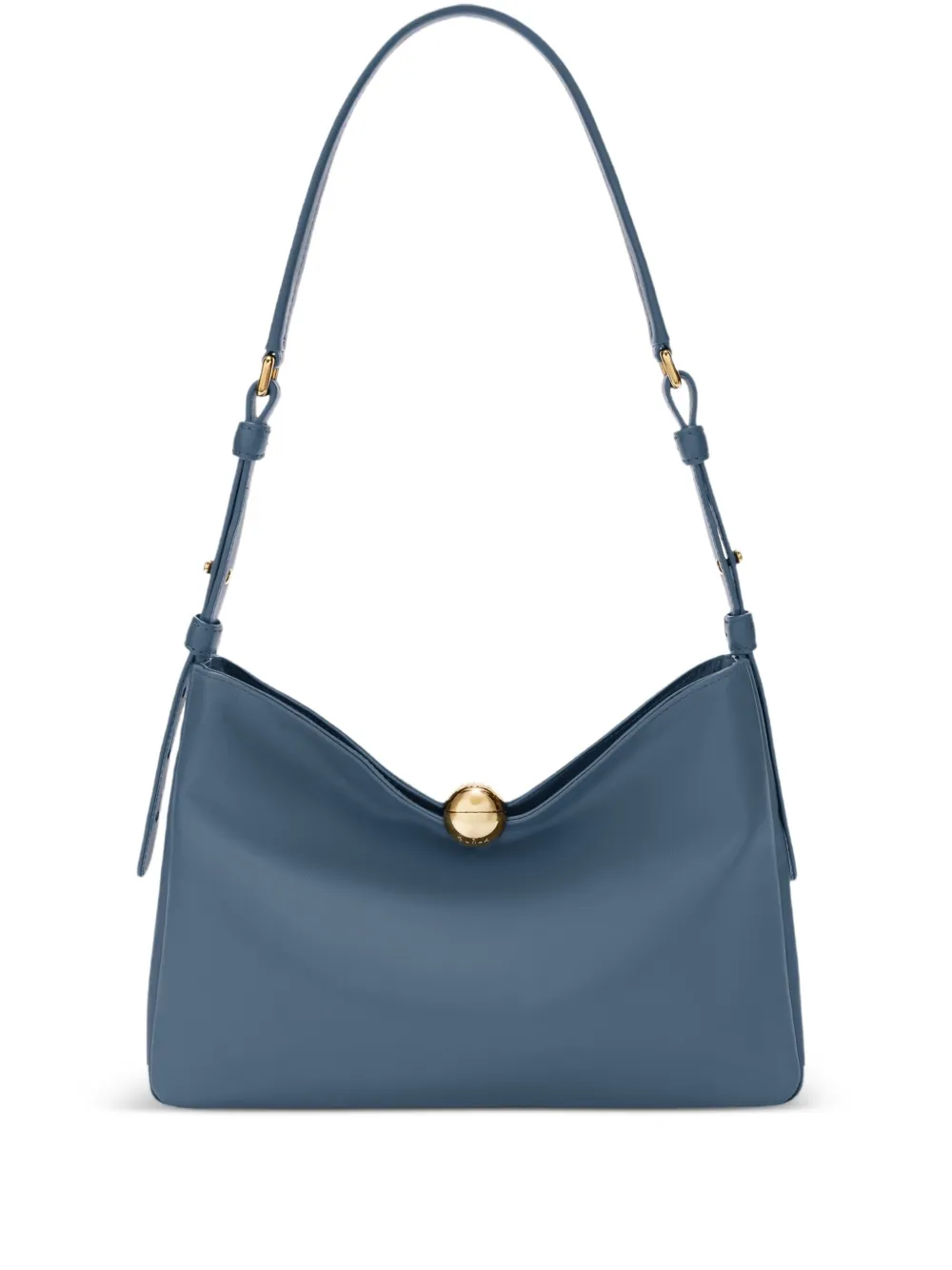 Furla Medium Sfera Soft Shoulder Bag In Blue