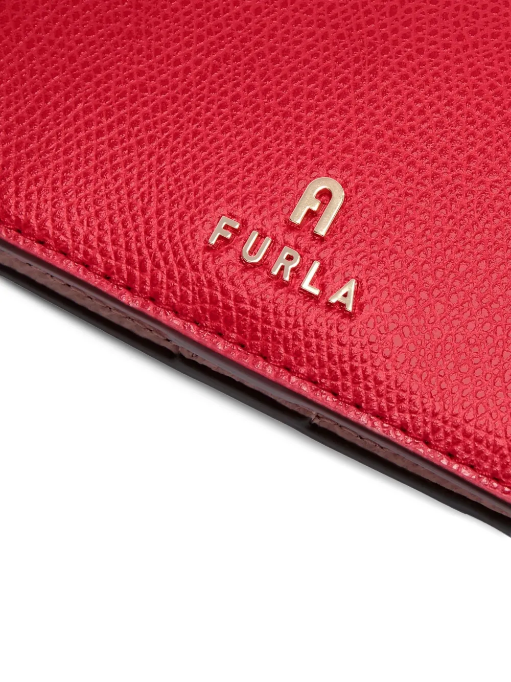 Furla Logo-plaque Wallet In Red