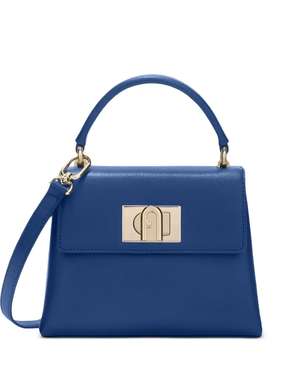 Furla Small Top-handle Satchel Bag In Blue