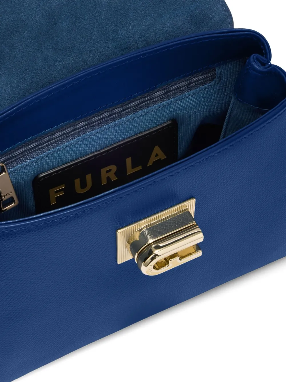 Furla Small Top-handle Satchel Bag In Blue