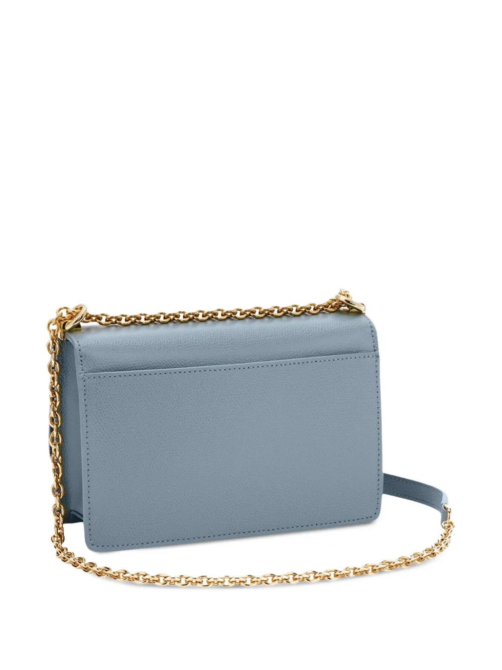 Furla Chain-strap Flap Satchel In Blue
