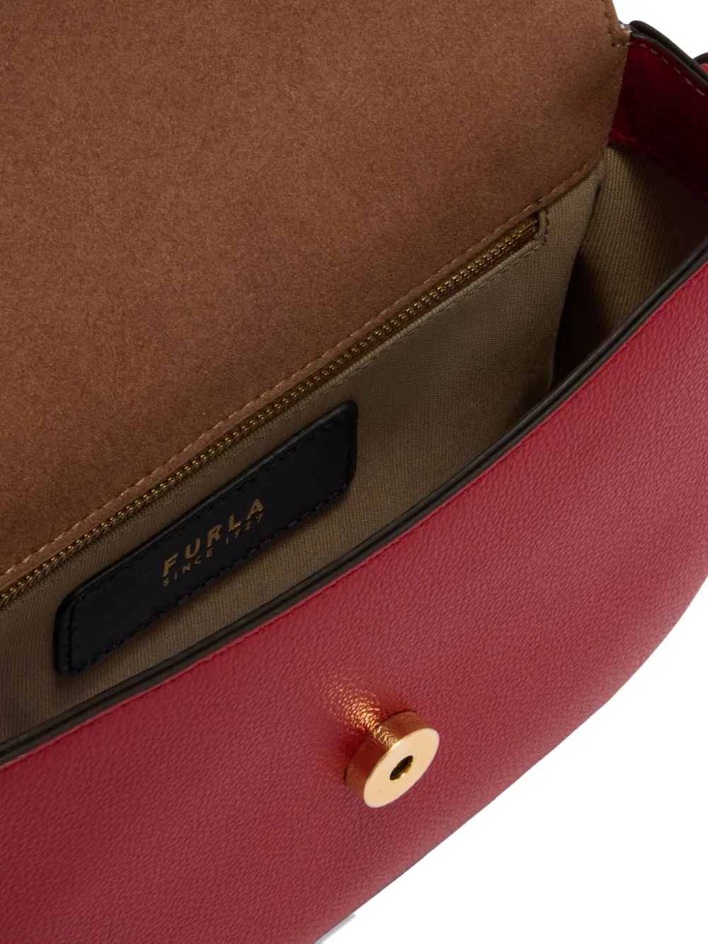 Furla Moonlight Cross Body Bag In Red