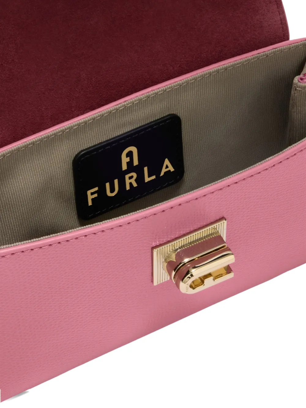 Furla Mini-crossbodytas met handvat Roze