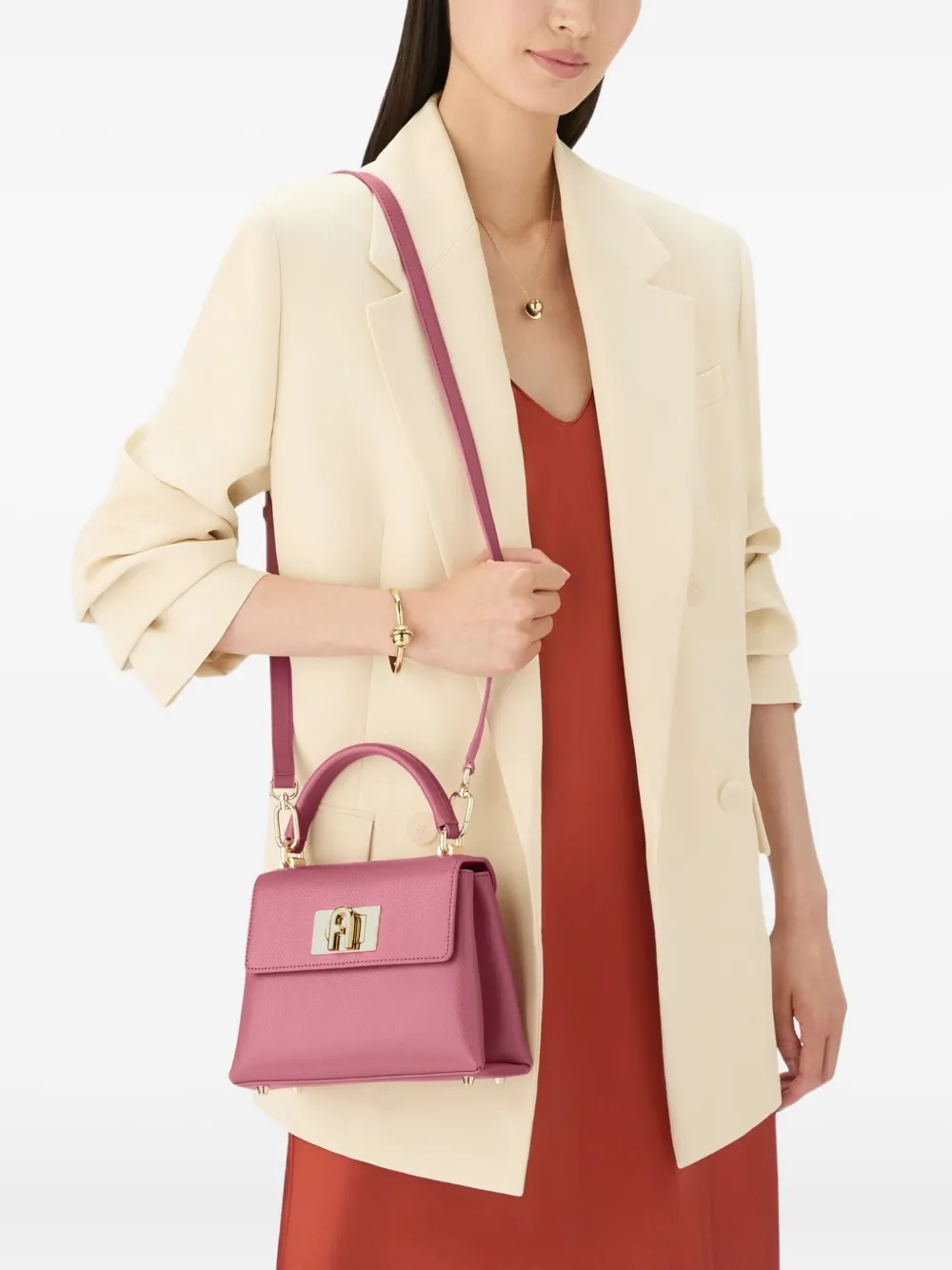 Furla ショルダーバッグ S | ピンク | FARFETCH JP
