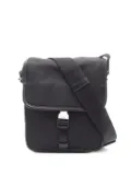 Prada Pre-Owned 00s small logo-plaque messenger bag - Black