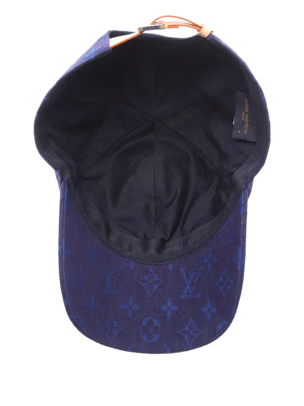 Pre-owned Louis Vuitton 2021 Monogram Cap In Blue