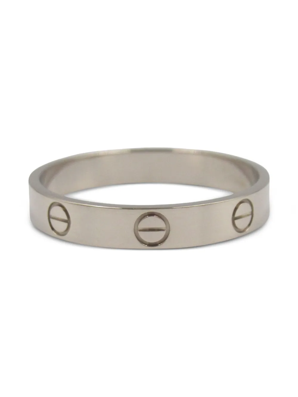Cartier 2010s 18K white gold mini Love ring | Grey | Image 1
