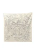 Hermès Pre-Owned 20s Please Hold The Line 90 scarf - White