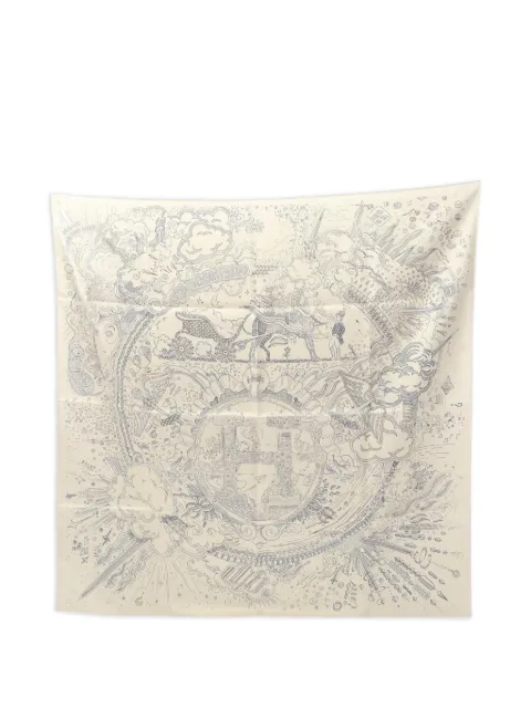 Hermès Pre-Owned 20s Please Hold The Line 90 scarf
