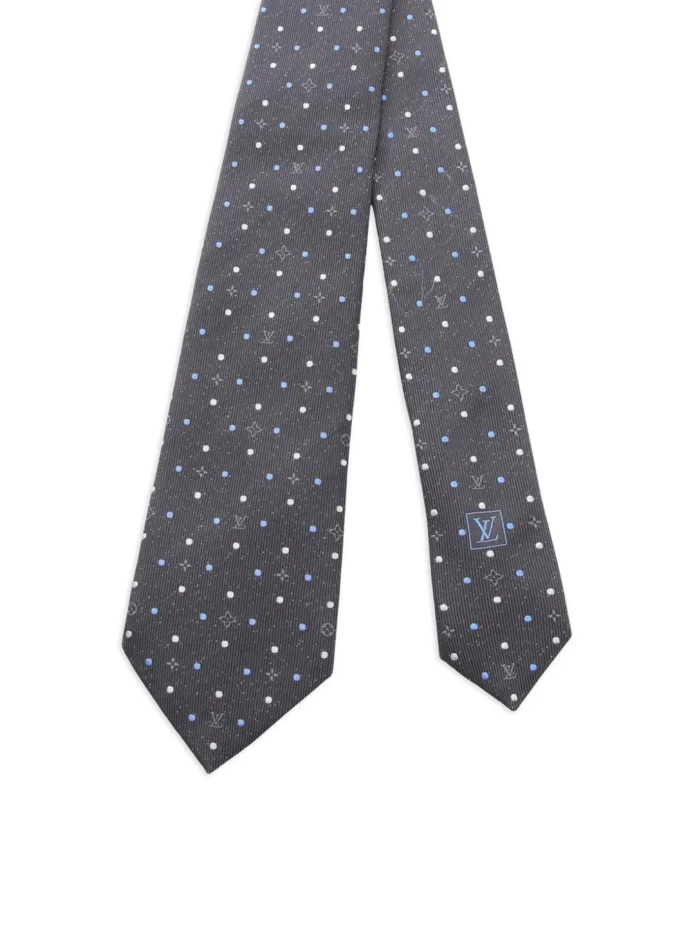 Louis Vuitton Pre-Owned 2022 Cravat monogram spotty tie | Black | Image 1
