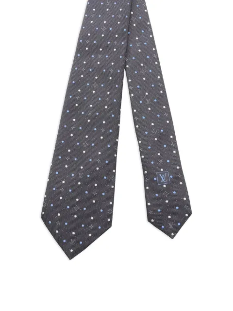 Louis Vuitton Pre-Owned 2022 Cravat monogram spotty tie
