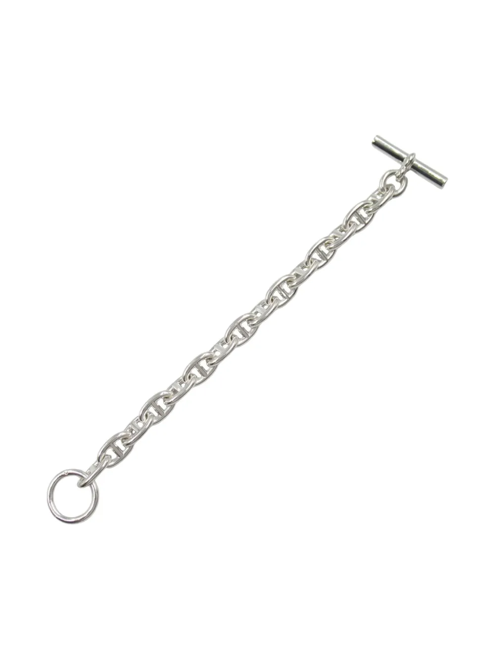 Hermès Pre-Owned 10s Chaîne d'Ancre Bracelet - シルバートーン Hermès Pre-Owned 10s Chaîne d'Ancre Bracelet - シルバートーン