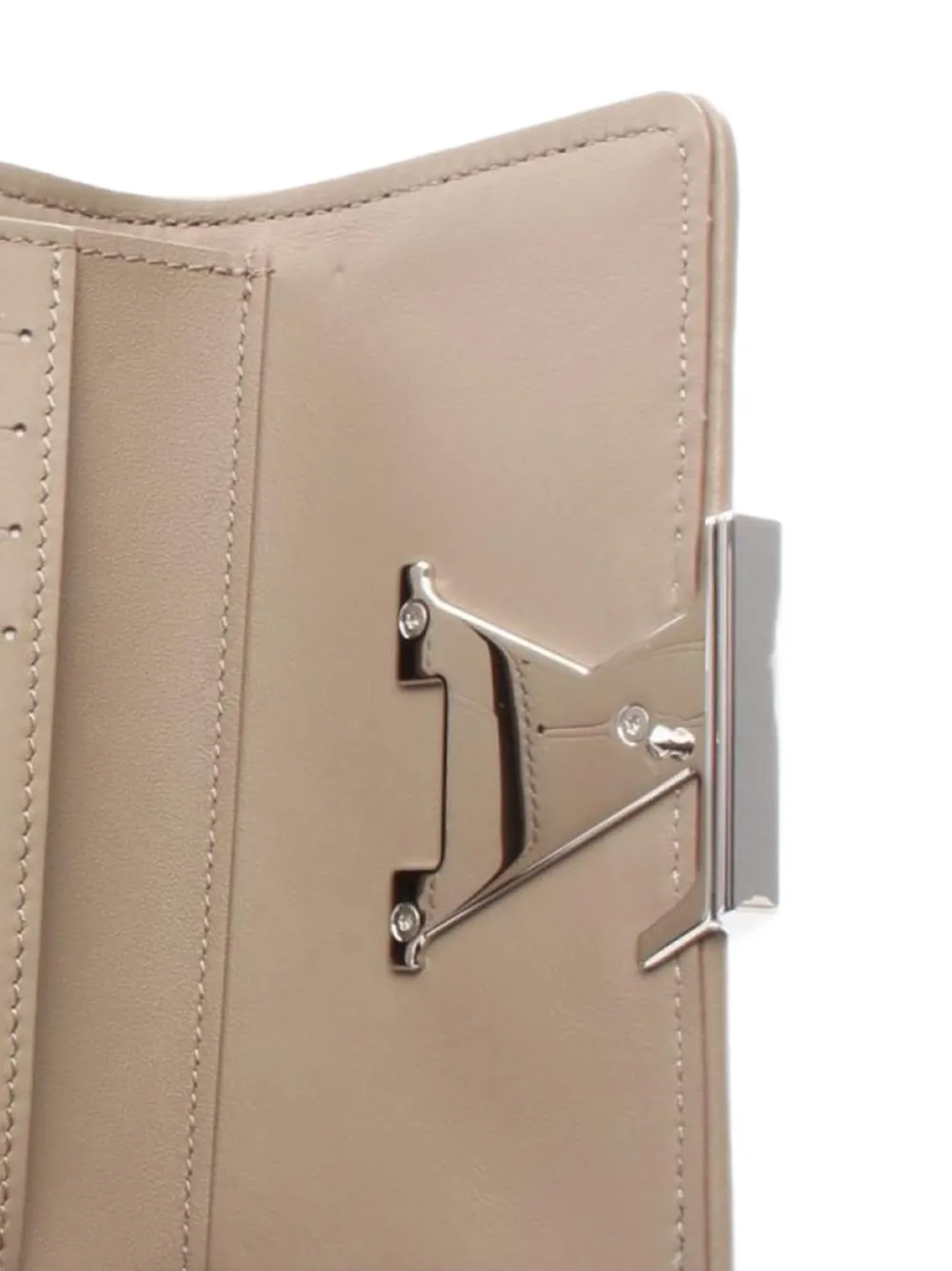 Pre-owned Louis Vuitton 2021 Canvas Leather Wallet In Neutral