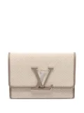 Louis Vuitton Pre-Owned 2021 canvas leather wallet - Neutrals
