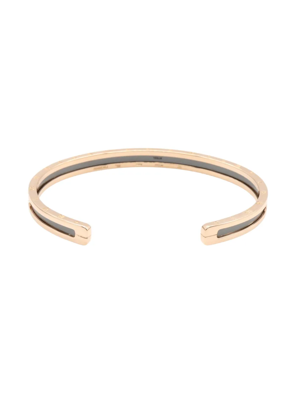 Pre-owned Bvlgari 2010s 18k Rose Gold B-zero1 Bracelet