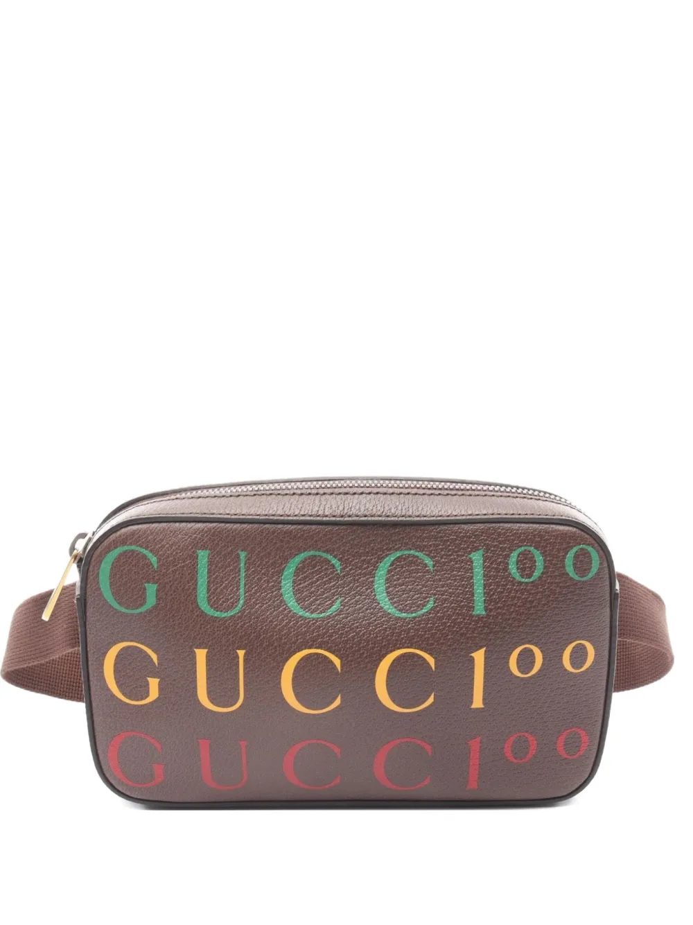 Gucci Pre-Owned 2010s Centennial leather belt bag | Brown | Image 1