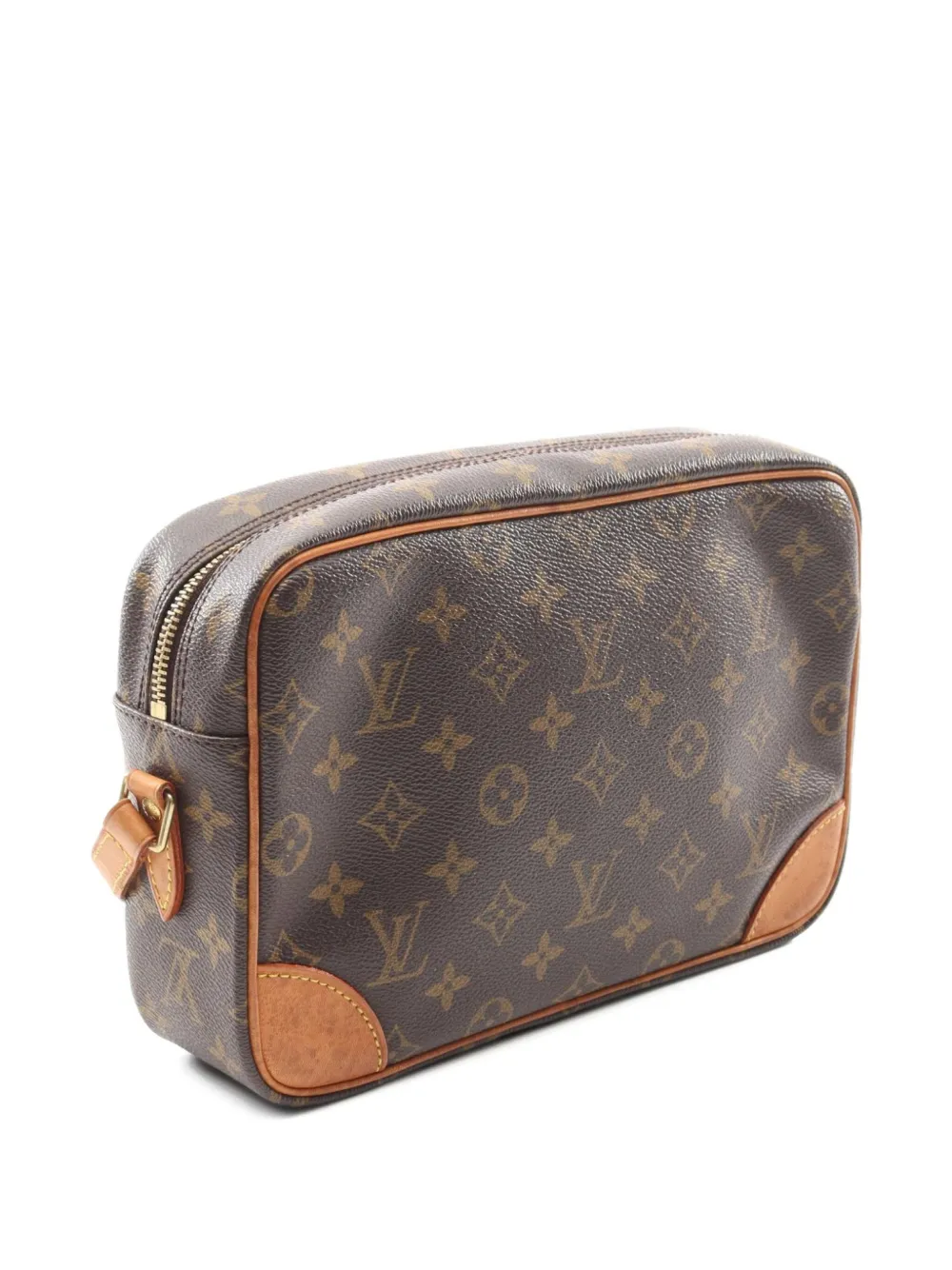 Pre-owned Louis Vuitton 2002 Trocadero Monogram Shoulder Bag In Brown