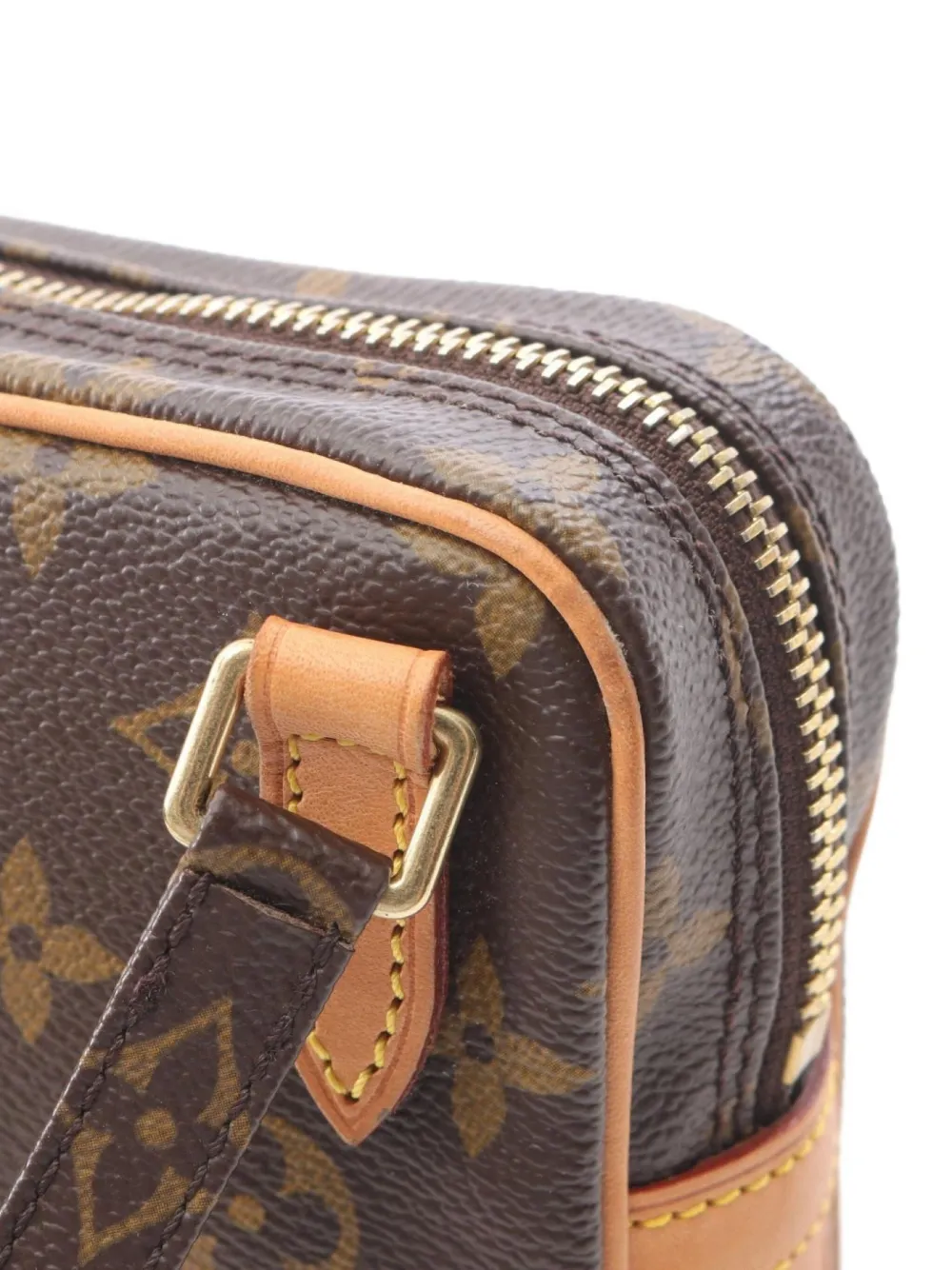 Pre-owned Louis Vuitton 2004 Marly Bandouliere Shoulder Bag In Brown