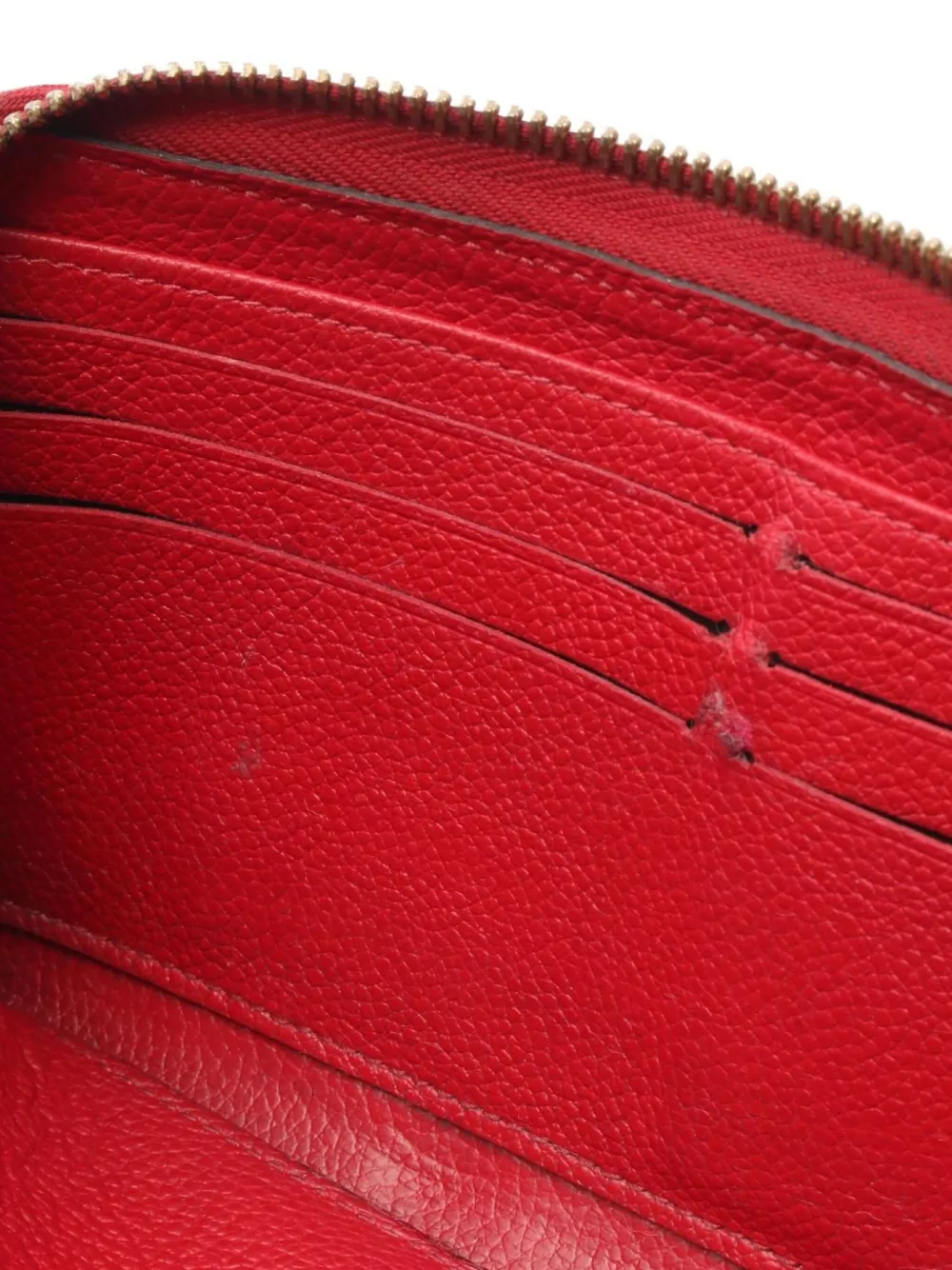 Pre-owned Louis Vuitton 2018 Monogram Zipper Wallet In Red