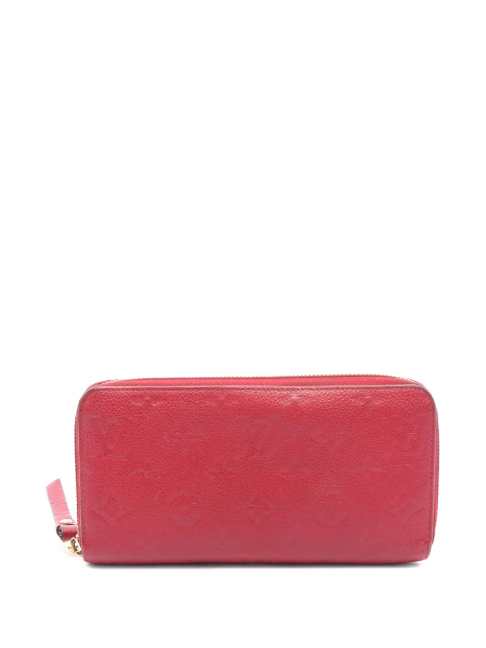 Louis Vuitton Pre-Owned 2018 monogram zipper wallet - レッド Louis Vuitton Pre-Owned 2018 monogram zipper wallet - レッド