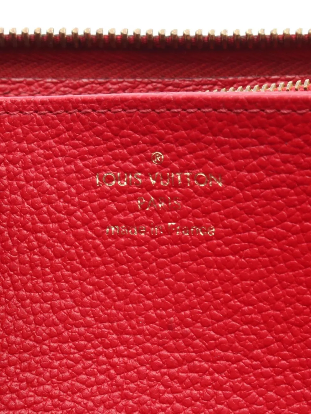 Pre-owned Louis Vuitton 2018 Monogram Zipper Wallet In Red
