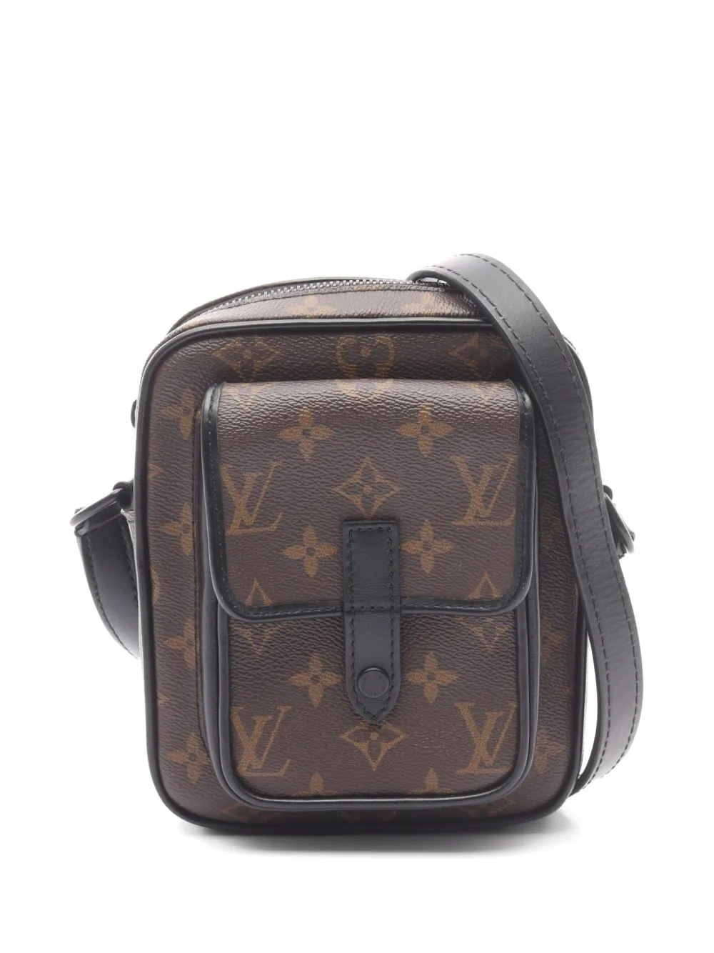 Pre-owned Louis Vuitton 2021 Christopher Monogram Macassar Shoulder Bag In Brown