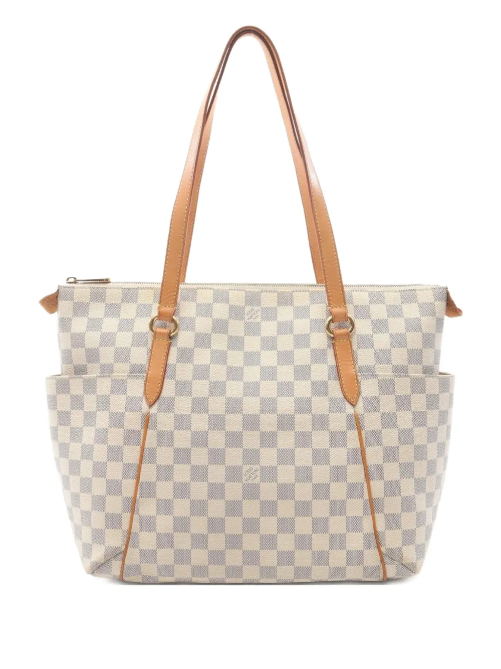 Louis Vuitton Pre-Owned 2012 Totally MM leather tote bag | Neutrals | Image 1