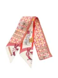 Hermès Pre-Owned 2010s Twilly Les Voitures Nouvelles scarf - Red